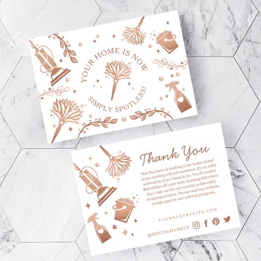 Hilfsmittel/Hilfsmittel für die Hausreinigung Begleitkarte