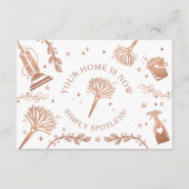 Hilfsmittel/Hilfsmittel für die Hausreinigung Begleitkarte (Vorderseite)