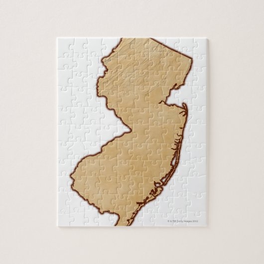 Hilfsplan für New Jersey Puzzle (Vertikal)