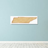 Hilfsplan für Tennessee Leinwanddruck (Insitu (Holzboden))
