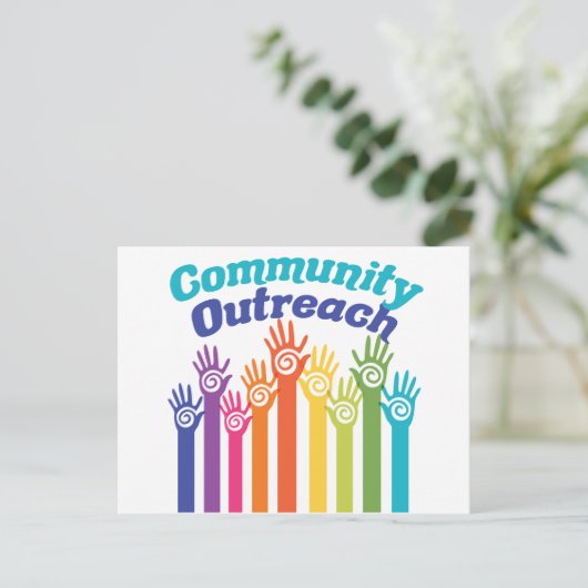 Hilfsprogramm für Öffentlichkeitsarbeit der Gemein Postkarte (Stehend Vorderseite)