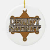 Hilfssheriff Keramik Ornament (Hinten)
