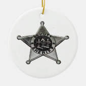 Hilfssheriff Keramikornament (Vorne)