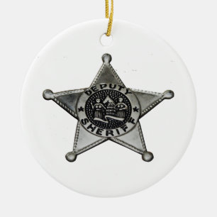 Hilfssheriff Keramikornament