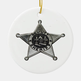 Hilfssheriff Keramikornament