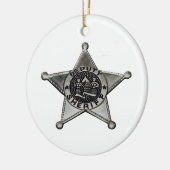 Hilfssheriff Keramikornament (Links)