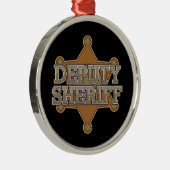 Hilfssheriff Ornament Aus Metall (Rechts)