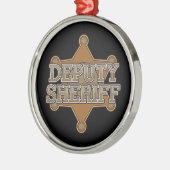 Hilfssheriff Ornament Aus Metall (Links)