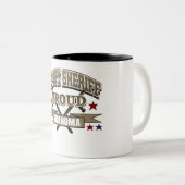 Hilfssheriff-stolze Großmutter Zweifarbige Tasse (VorderseiteRechts)