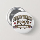 Hilfssheriff-stolze Mutter Button (Vorne & Hinten)