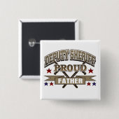 Hilfssheriff-stolzer Vater Button (Vorne & Hinten)