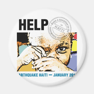 Hilfsspende Haiti Magnet