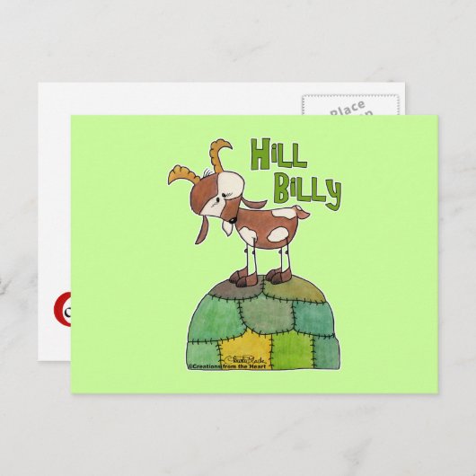 Hill Billy Postkarte (Vorne/Hinten)