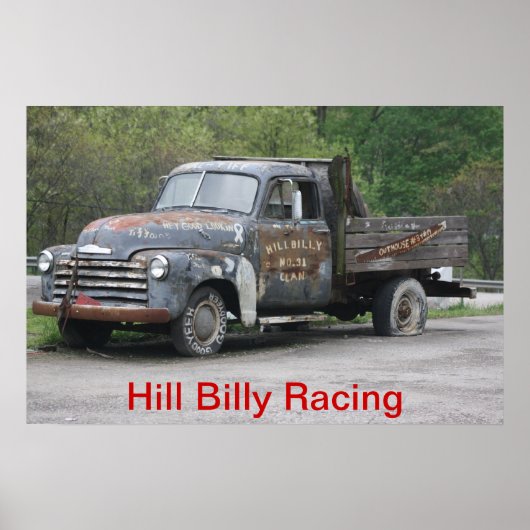 Hill Billy Racing Special Poster (Vorne)
