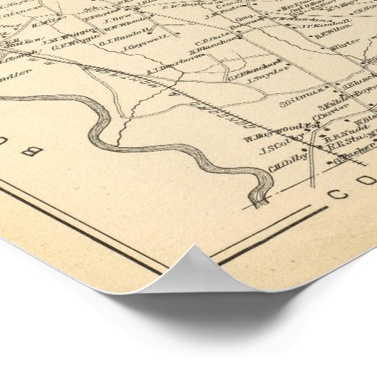 Hill, Canterbury Poster (Ecke)