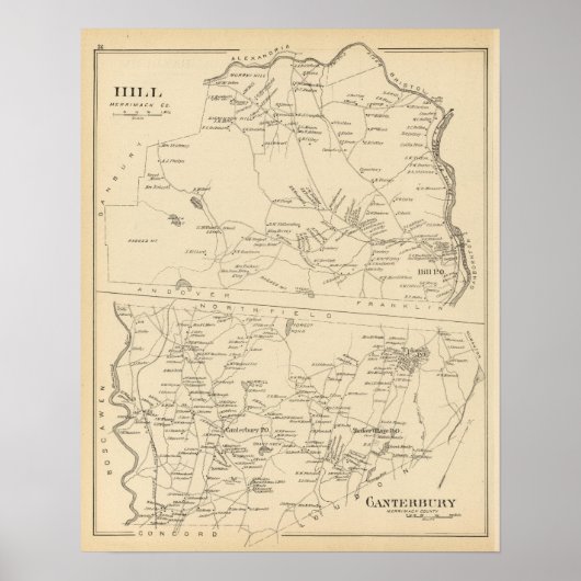 Hill, Canterbury Poster (Vorne)