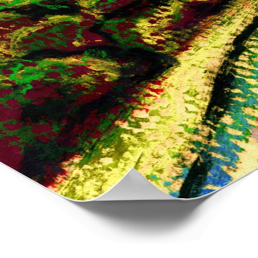 Hill Castle Fantasy Poster (Ecke)