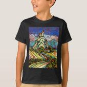 Hill Castle Fantasy T-Shirt (Vorderseite)