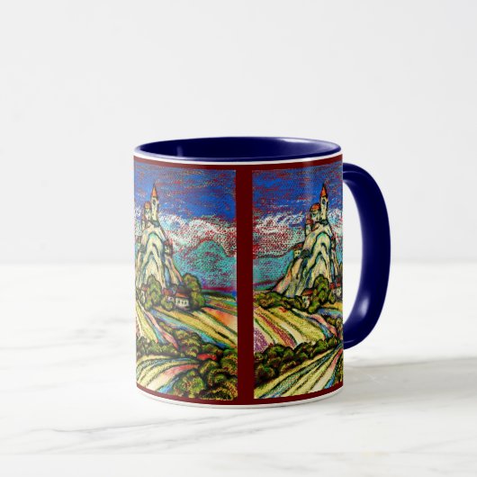 Hill Castle Fantasy Tasse (VorderseiteRechts)