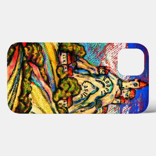 Hill Castle Fantasy & Your Name Case-Mate iPhone Hülle (Rückseite (Horizontal))