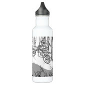 Hill Climbing Motocross Racers Edelstahlflasche (Links)