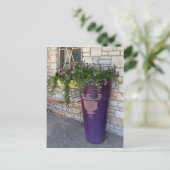 Hill Country Sidewalk Postkarte (Stehend Vorderseite)