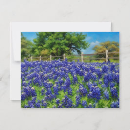 Hill Country Texas Bluebonnet Note Card Set Mitteilungskarte