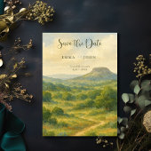 Hill Country Texas Unique Save the Date Einladung