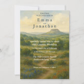 Hill Country Texas Unique Wedding Invitation Cards Einladung (Vorderseite)