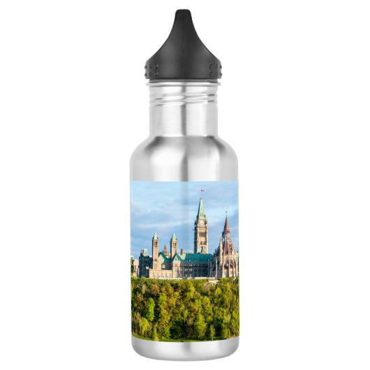 Hill des Parlaments in Ottawa, Ontario, Kanada Edelstahlflasche (Links)