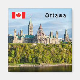 Hill des Parlaments in Ottawa, Ontario, Kanada Magnet