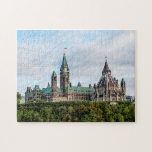 Hill des Parlaments in Ottawa, Ontario, Kanada Puzzle