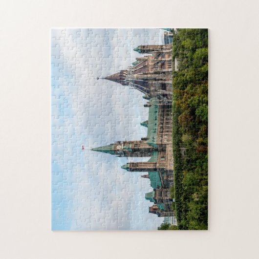 Hill des Parlaments in Ottawa, Ontario, Kanada Puzzle (Vertikal)