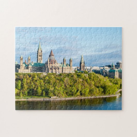 Hill des Parlaments in Ottawa, Ontario, Kanada Puzzle (Horizontal)