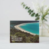 Hill Inlet, Whitehaven Beach, GBR Postkarte (Stehend Vorderseite)