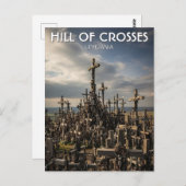 Hill of Crosses Lithuania Travel Postkarte (Vorne/Hinten)