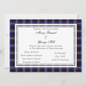 Hill Scottish Wedding Einladung (Vorderseite)
