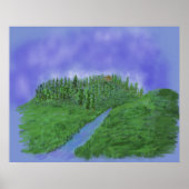 Hill & Stream Poster (Vorne)