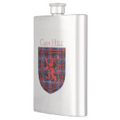 Hill Tartan Scottish Kariert Lion Rampant Flachmann (Links)