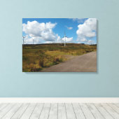 Hill Top Wind Farm Leinwanddruck (Insitu (Holzboden))