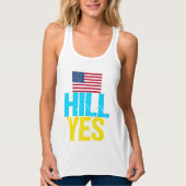 Hill Yes Moderne Hillary Clinton Tank Top (Vorderseite)