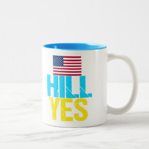 Hill Yes Moderne Hillary Clinton Zweifarbige Tasse