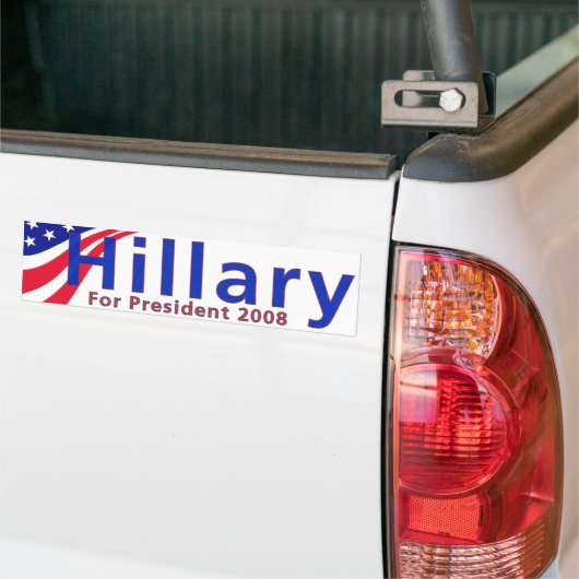 Hillary 08 autoaufkleber (Auf Lkw)