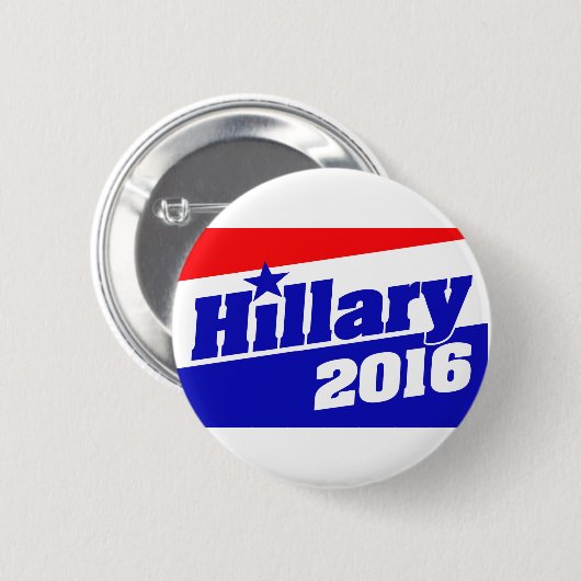 Hillary 2016 button (Vorne & Hinten)