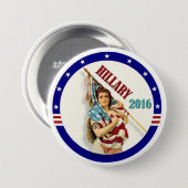 Hillary 2016 button (Vorne & Hinten)