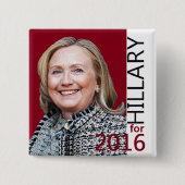 Hillary 2016 Button (Vorderseite)