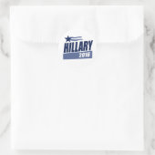 HILLARY 2016 CAMPAIGN BANNER.png Runder Aufkleber (Tasche)