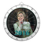 Hillary 2016 dartscheibe (vorne)