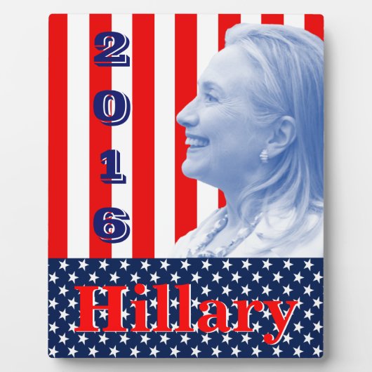 Hillary 2016 fotoplatte (Vorderseite)