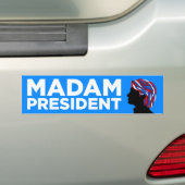 Hillary 2016: "Gnädige Frau Präsident" Autoaufkleber (Auf Auto)